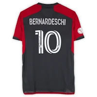 Maillot adidas noir numéro 10 dédicacé par Federico Bernardeschi du Toronto FC lors de la saison 2024 de la MLS - Taille L