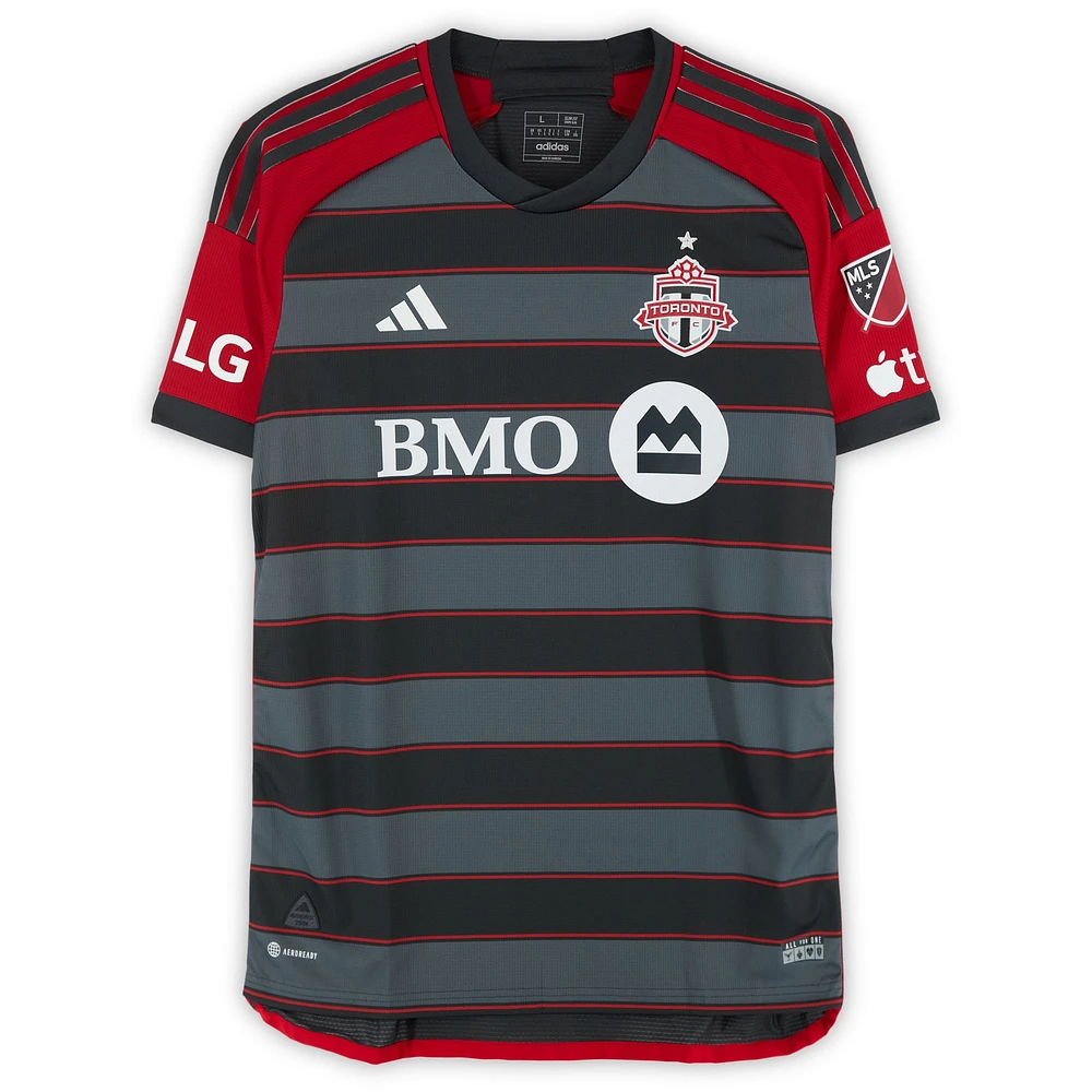 Maillot adidas noir numéro 10 dédicacé par Federico Bernardeschi du Toronto FC lors de la saison 2024 de la MLS - Taille L