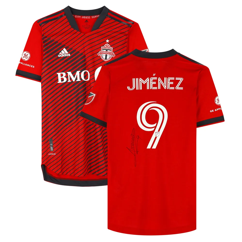 Lids Jesús Jiménez Toronto FC Autographed Fanatics Authentic Game-Used #9  Jersey from the 2022 MLS Season