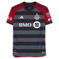 Maillot adidas noir dédicacé par Kosi Thompson du Toronto FC, numéro 47, utilisé lors de la saison 2024 de la MLS - Taille M