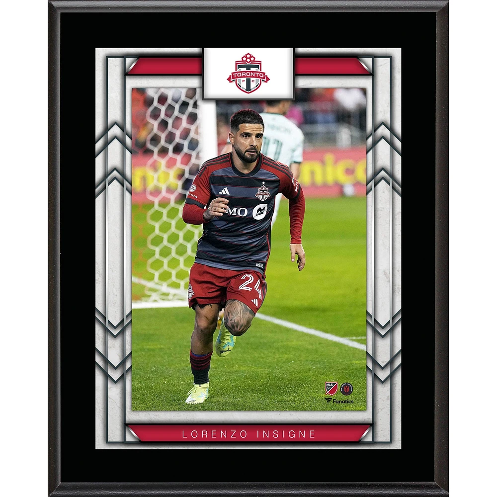 Plaque de joueur sublimée Lorenzo Insigne Toronto FC 10,5" X 13"