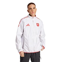Veste réversible à glissière complète Anthem rouge Toronto FC 2025 pour homme adidas