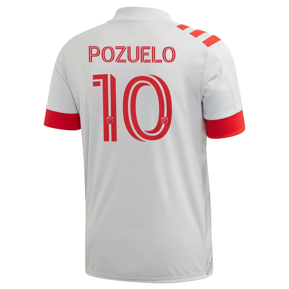 Men's adidas Alejandro Pozuelo Gray Toronto FC 2020 TFC Unity - Replica Player Jersey