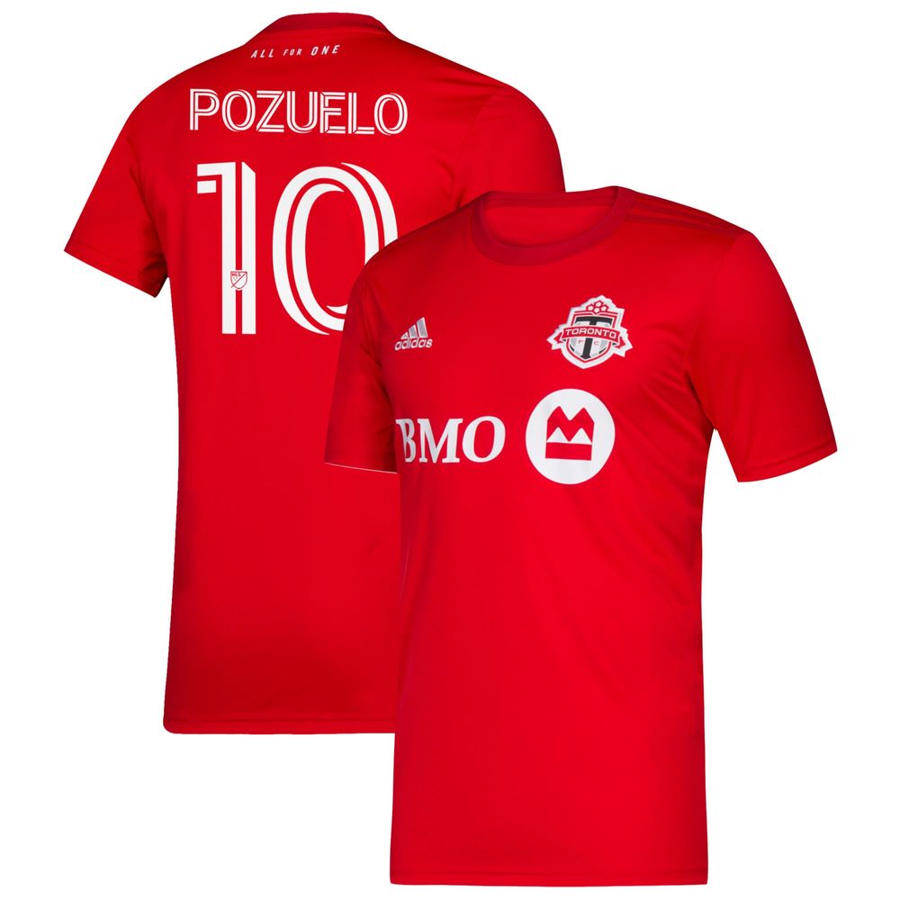 Men's adidas Alejandro Pozuelo Red Toronto FC - 2020 Replica Player Jersey