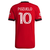 Homme adidas Alejandro Pozuelo Rouge Toronto FC 2021 A41 - Maillot de joueur authentique