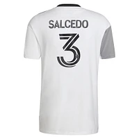 Men's adidas Carlos Salcedo White Toronto FC - 2022 Community Kit Replica Player Jersey