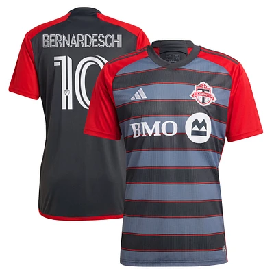 Men's adidas Federico Bernardeschi Gray Toronto FC 2023 Club Kit - Replica Player Jersey