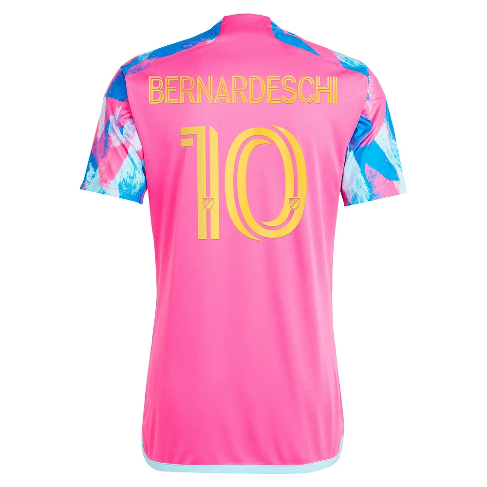 Men's adidas Federico Bernardeschi Pink Toronto FC 2023 The Energy Kit Replica Player Jersey