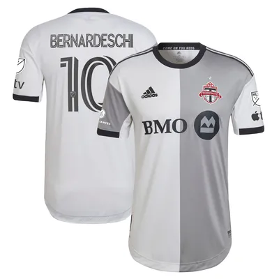 Ensemble communautaire adidas Federico Bernardeschi pour homme, blanc, Toronto FC 2023 - Maillot de joueur authentique