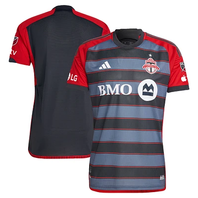 Maillot authentique du club Toronto FC 2023 Adidas pour homme, gris