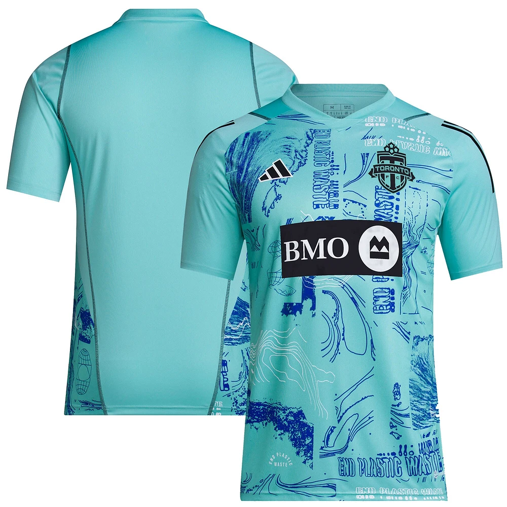 Maillot adidas Toronto FC 2023 One Planet Replica vert pour homme