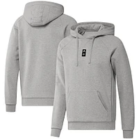 Men's adidas Heathered Gray Toronto FC Travel Raglan - Pullover Hoodie