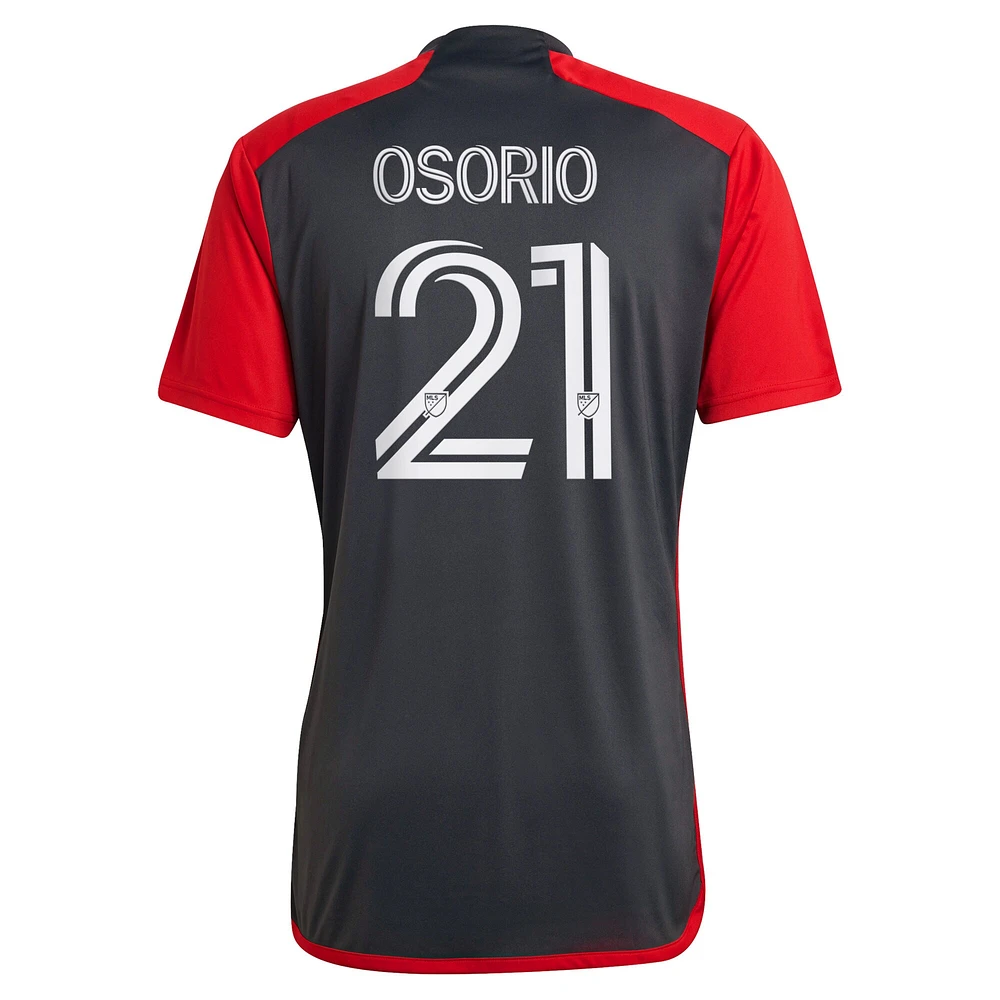 Men's adidas Jonathan Osorio Gray Toronto FC 2023 Club Kit - Replica Player Jersey