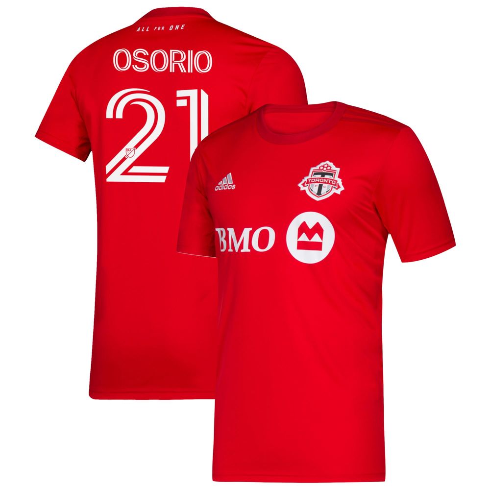 Men's adidas Jonathan Osorio Red Toronto FC - 2020 Replica Player Jersey