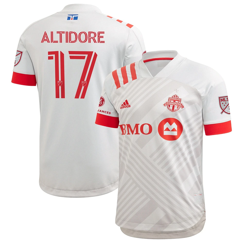 Maillot Toronto FC 2020 TFC Unity adidas Jozy Altidore gris pour homme - de joueur authentique