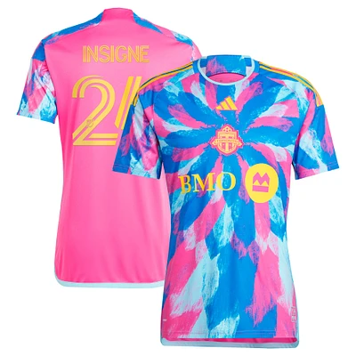 Men's adidas Lorenzo Insigne Pink Toronto FC 2023 The Energy Kit Replica Player Jersey