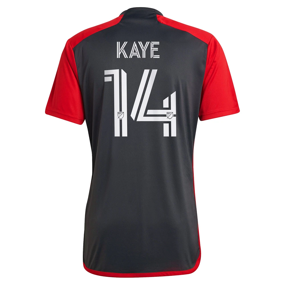 Men's adidas Mark-Anthony Kaye Gray Toronto FC 2023 Club Kit - Replica Player Jersey