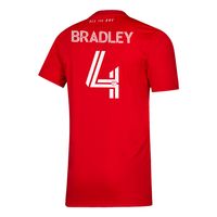 Men's adidas Michael Bradley Red Toronto FC - 2020 Replica Player Jersey