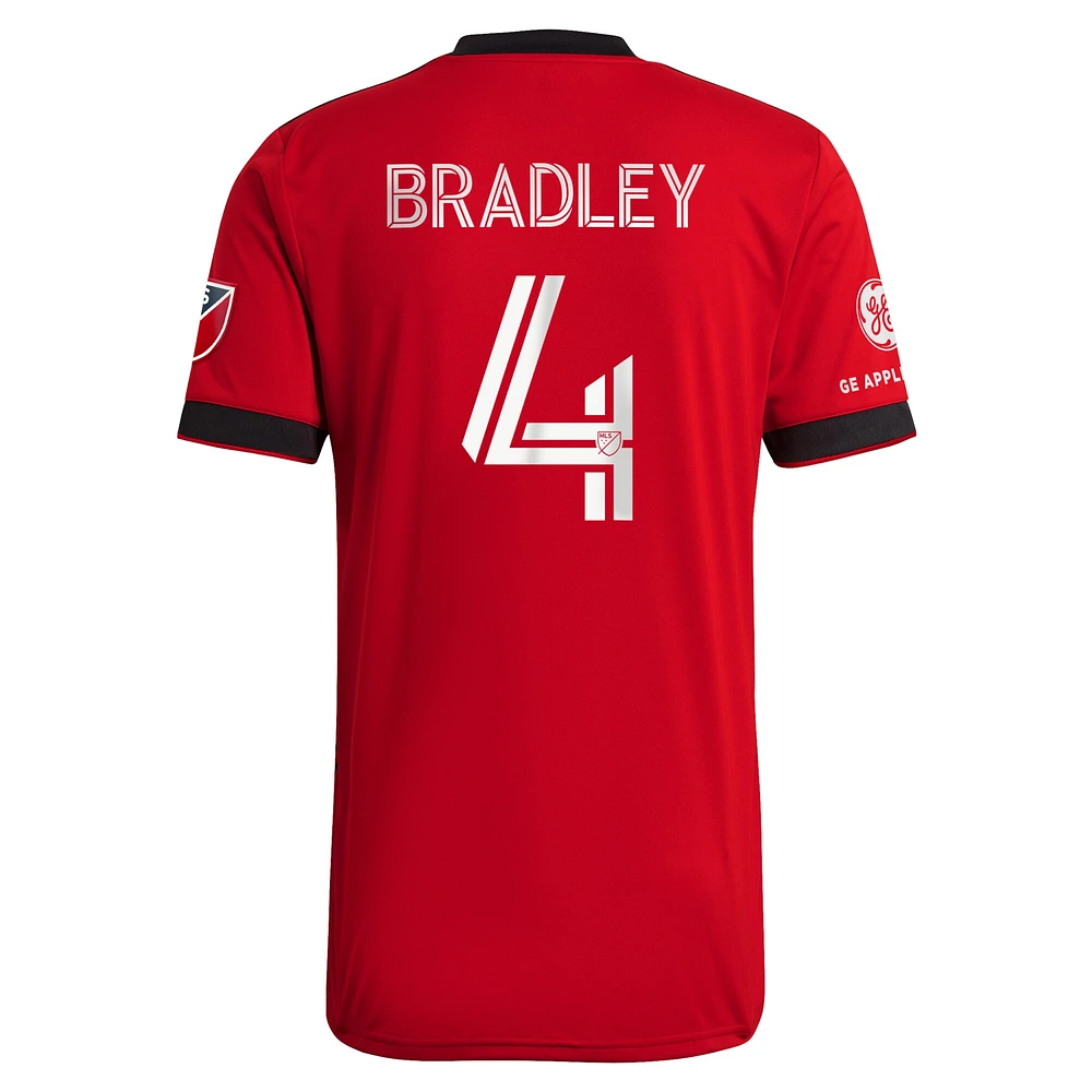 Hommes adidas Michael Bradley Rouge Toronto FC 2021 A41 - Maillot de joueur authentique