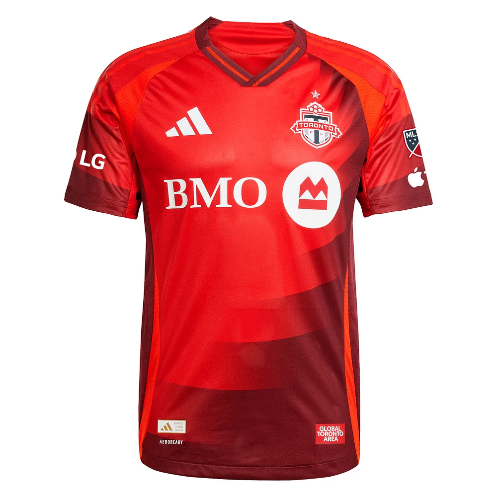 Men's adidas Red Toronto FC 2025 Club Kit Authentic Jersey