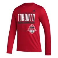 Men's adidas Red Toronto FC Only The Best Long Sleeve - T-Shirt