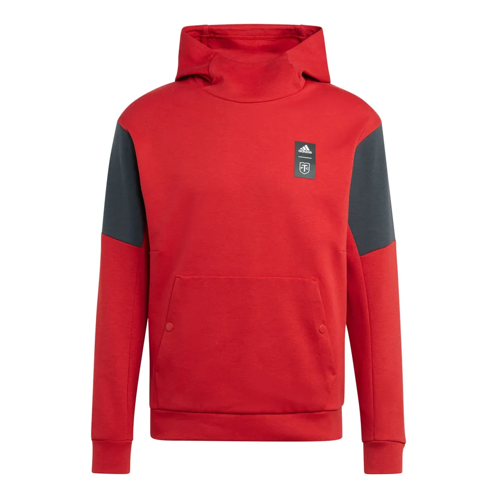 Chandail de voyage Toronto FC adidas rouge pour homme - à capuchon