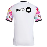 Haut d'avant-match adidas Toronto FC 2023 Pride pour homme, blanc