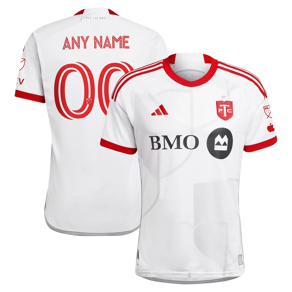 Maillot personnalisé authentique pour homme adidas du Toronto FC 2024 GTA Kit