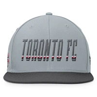 Casquette Snapback fumée grise du Toronto FC de marque Fanatics pour hommes