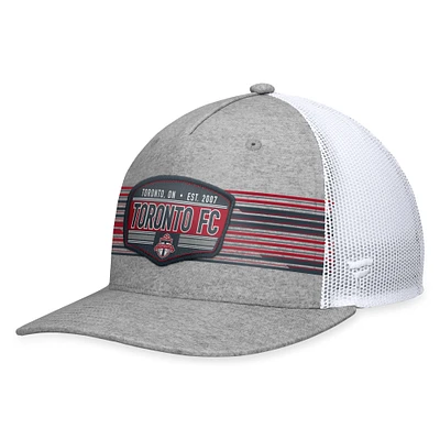 Men's Fanatics  Gray Toronto FC Stroke Adjustable Hat