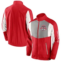 Men's Fanatics Red Toronto FC Fundamentals Raglan Full-Zip Track Jacket