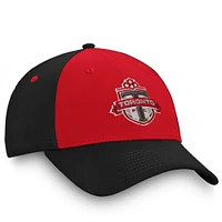 Casquette emblématique Defender Flex Fanatics pour hommes, rouge du Toronto FC