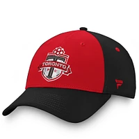 Casquette emblématique Defender Flex Fanatics pour hommes, rouge du Toronto FC