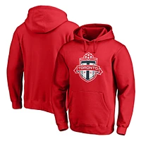 Men's Fanatics Red Toronto FC Logo Pullover Hoodie