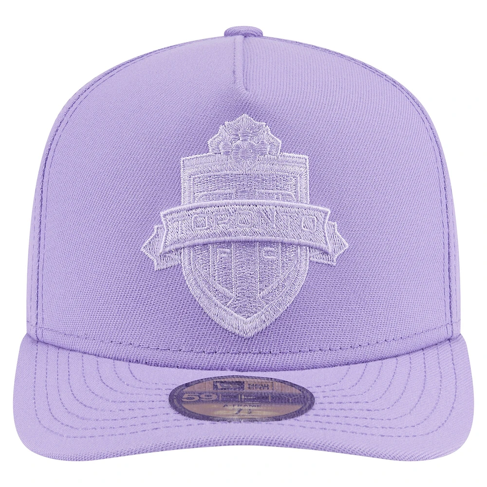 Casquette ajustée A-Frame 59FIFTY Toronto FC violet pour homme New Era