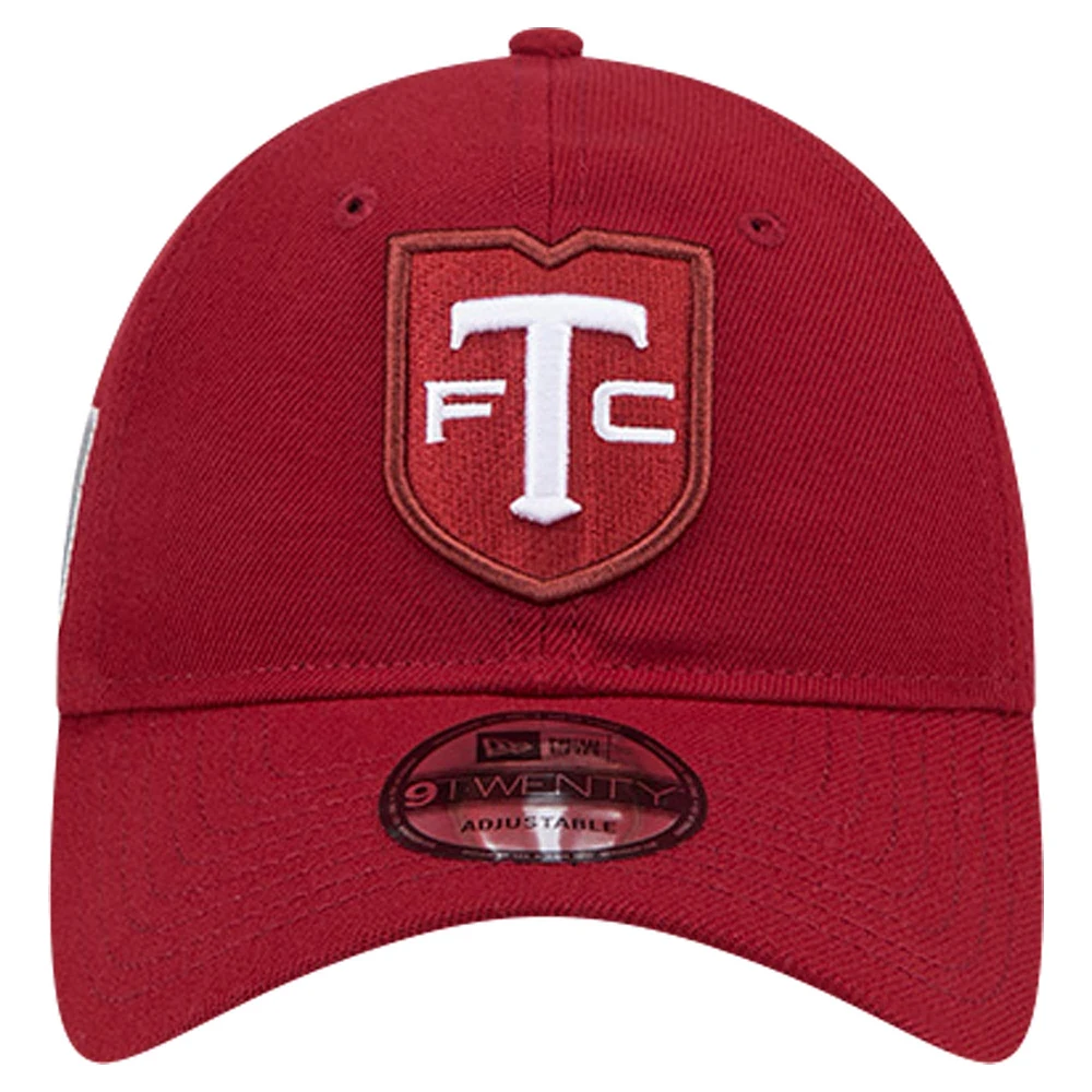 Men's New Era  Red Toronto FC Jersey Hook 9TWENTY Adjustable Hat