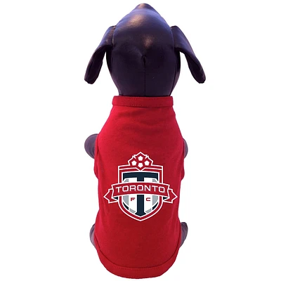 T-shirt rouge Toronto FC pour animaux de compagnie