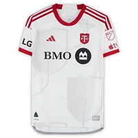 Maillot adidas blanc numéro 16 autographié par Tyrese Spicer du Toronto FC lors de la saison 2024 de la MLS - Taille M
