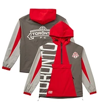 Veste anorak à demi-zip unisexe Live Breathe Futbol gris Toronto FC Tekker