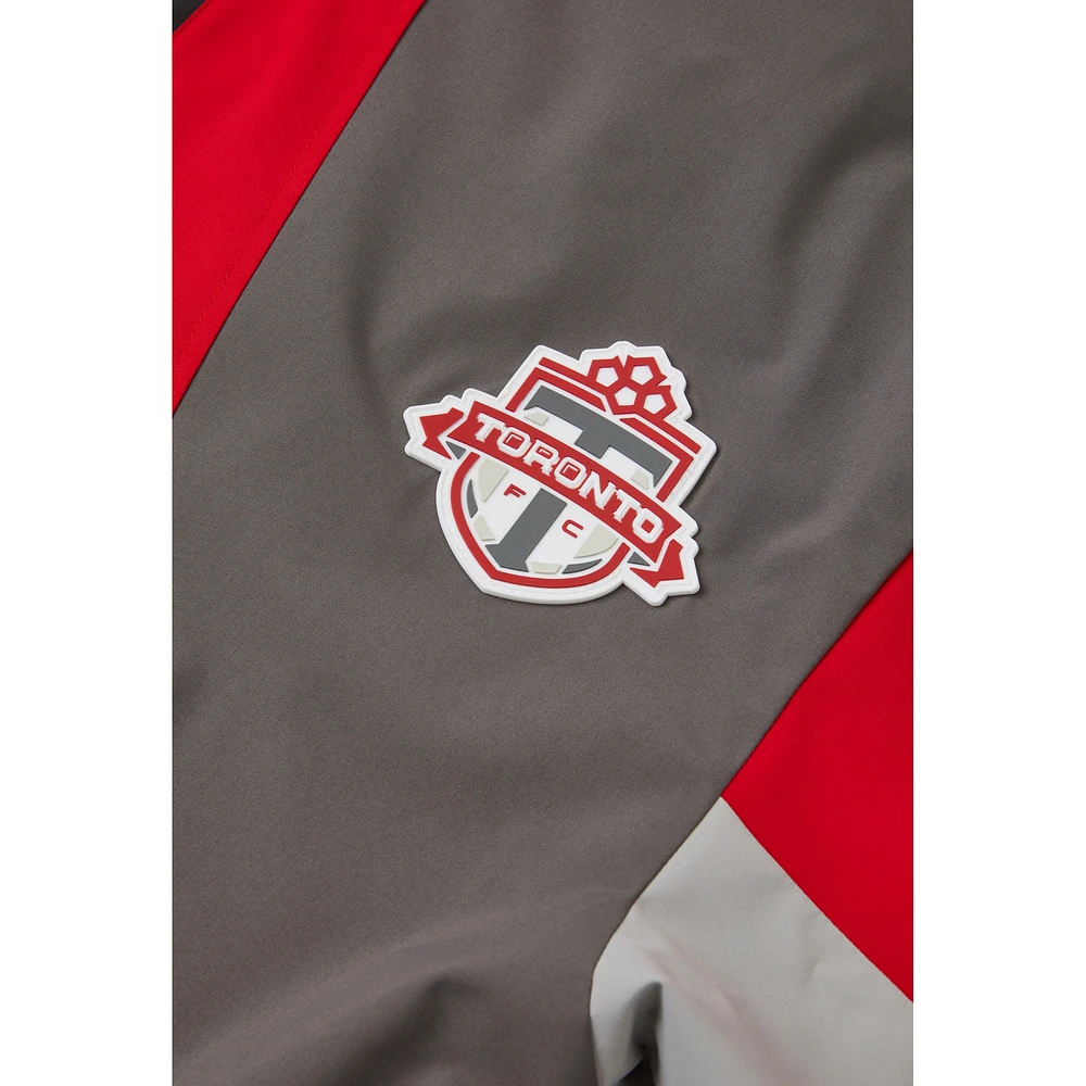 Veste anorak à demi-zip unisexe Live Breathe Futbol gris Toronto FC Tekker