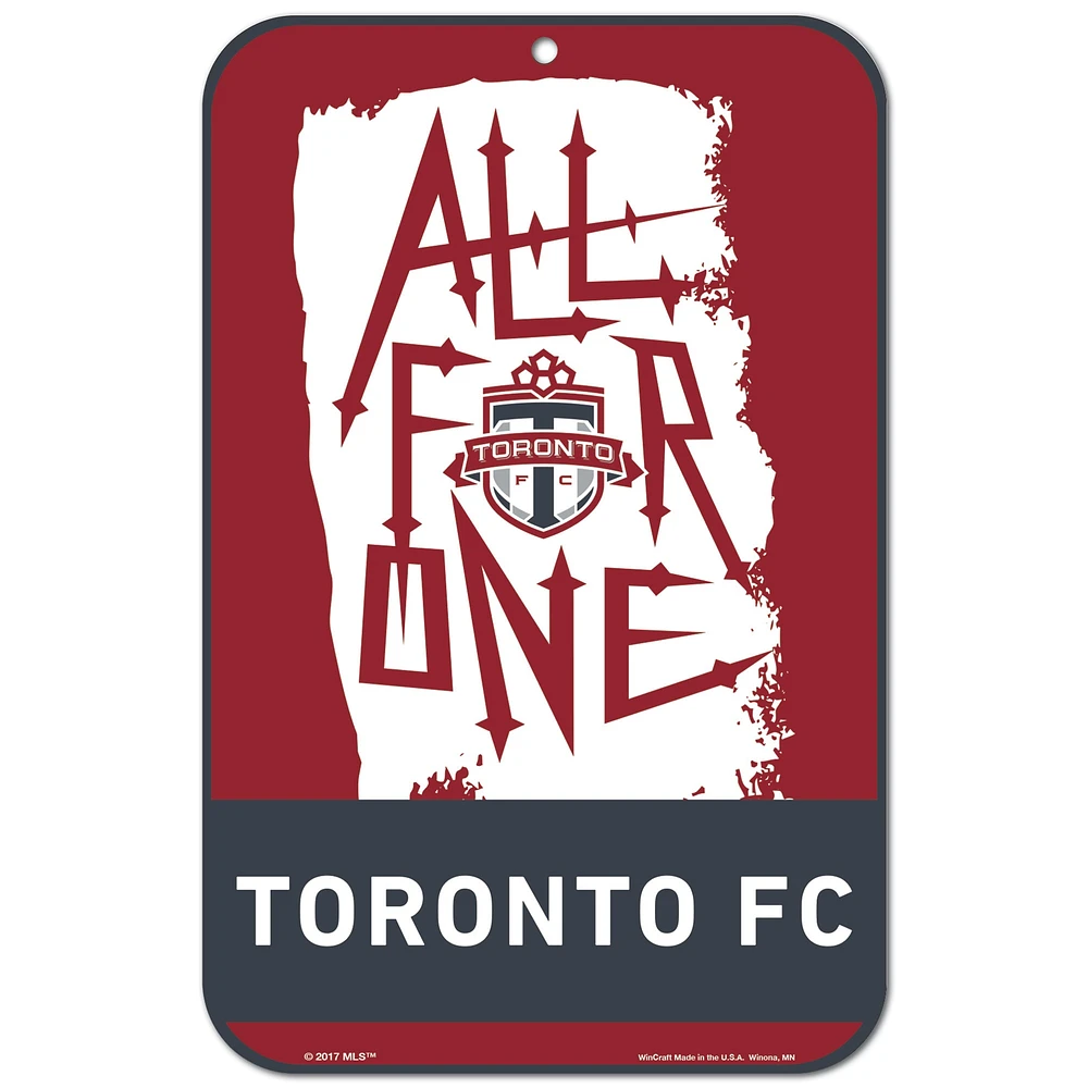 WinCraft Toronto FC 11" x 17" Reserved Parking Sign