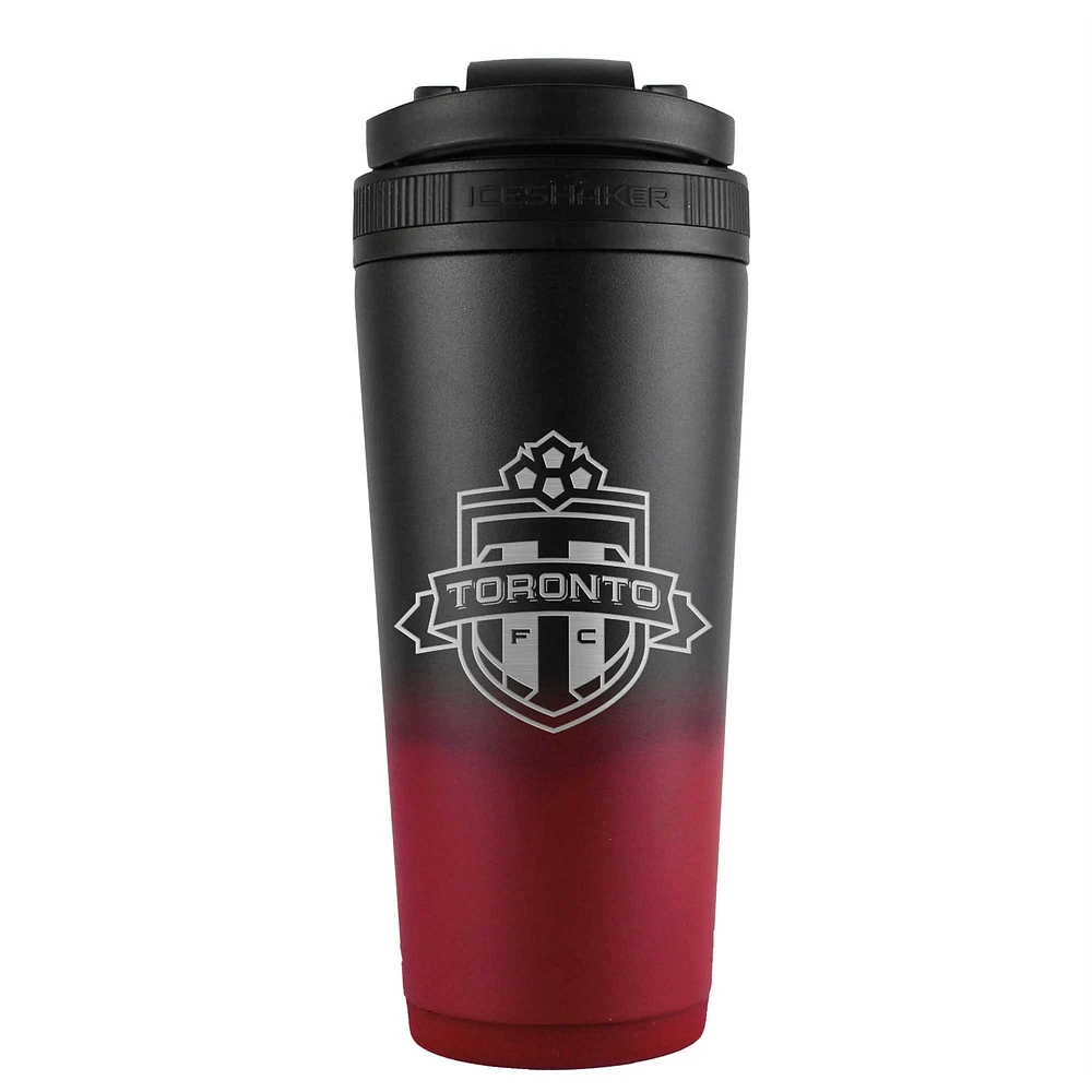 WinCraft Toronto FC 26oz. Bouteille mélangeur à shaker à glace en acier inoxydable Ombre