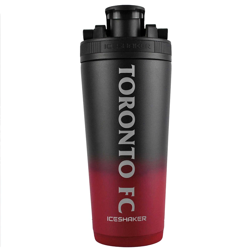 WinCraft Toronto FC 26oz. Bouteille mélangeur à shaker à glace en acier inoxydable Ombre