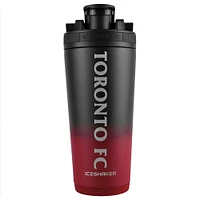 WinCraft Toronto FC 26oz. Bouteille mélangeur à shaker à glace en acier inoxydable Ombre