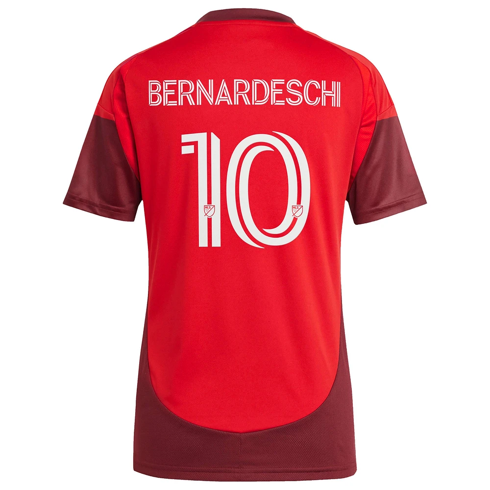 Women's adidas Federico Bernardeschi Red Toronto FC 2025 Club Kit Replica Player Jersey