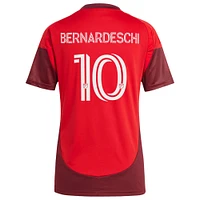Women's adidas Federico Bernardeschi Red Toronto FC 2025 Club Kit Replica Player Jersey