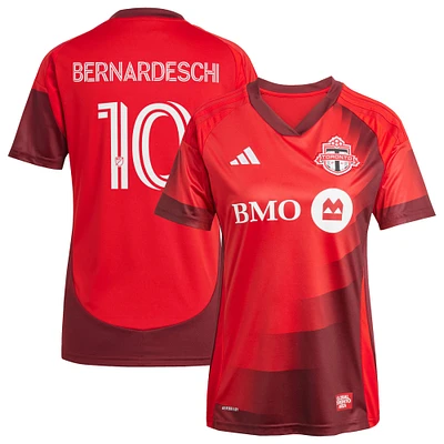 Women's adidas Federico Bernardeschi Red Toronto FC 2025 Club Kit Replica Player Jersey