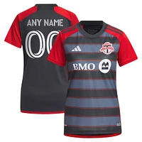 Maillot réplique personnalisé gris du Toronto FC 2023 pour femme adidas