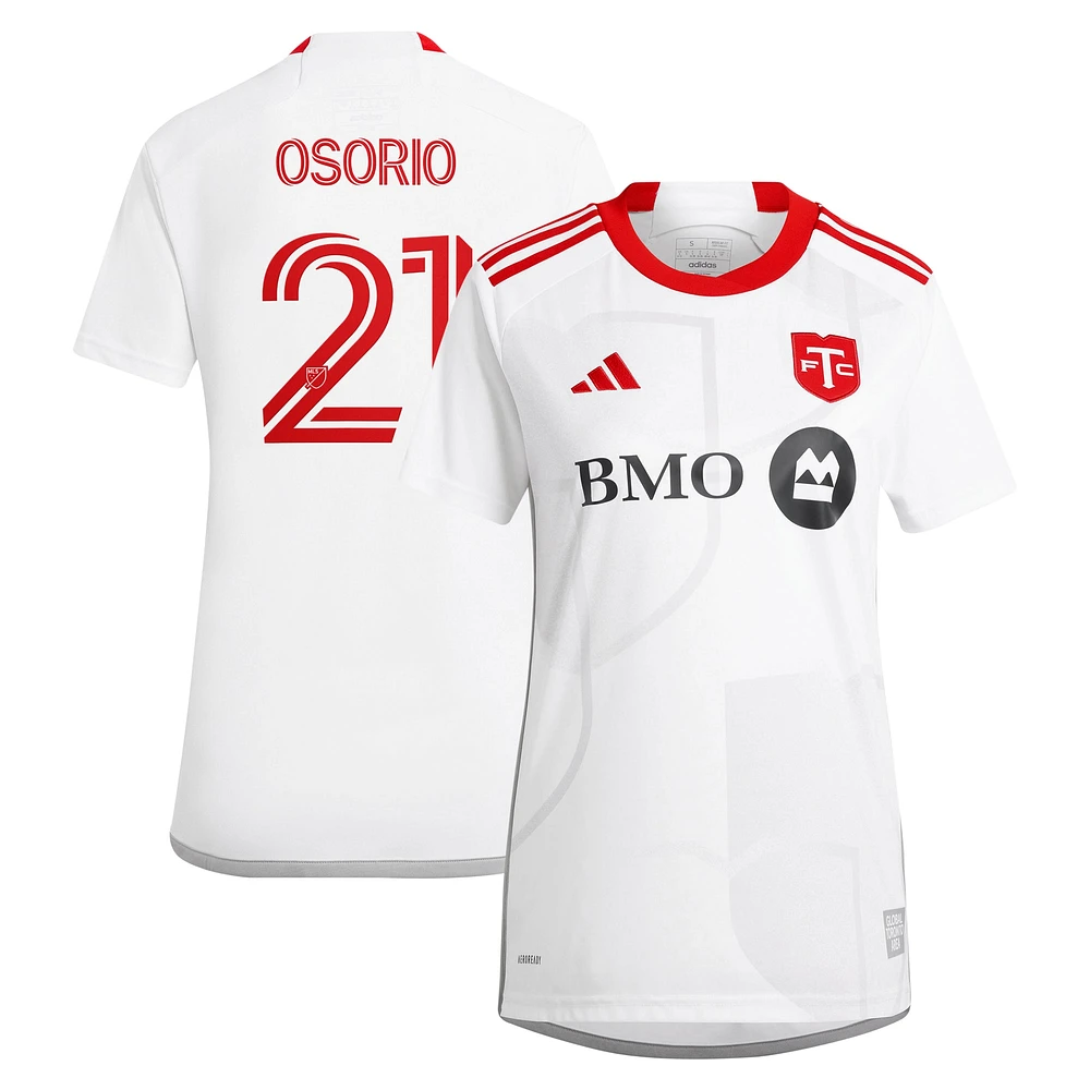 Women's adidas Jonathan Osorio White Toronto FC 2024 GTA Kit Replica Player Jersey