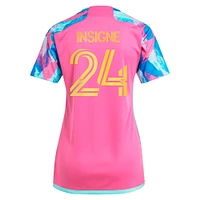 Maillot de joueur adidas Lorenzo Insigne Rose Toronto FC 2023 The Energy Kit pour femme